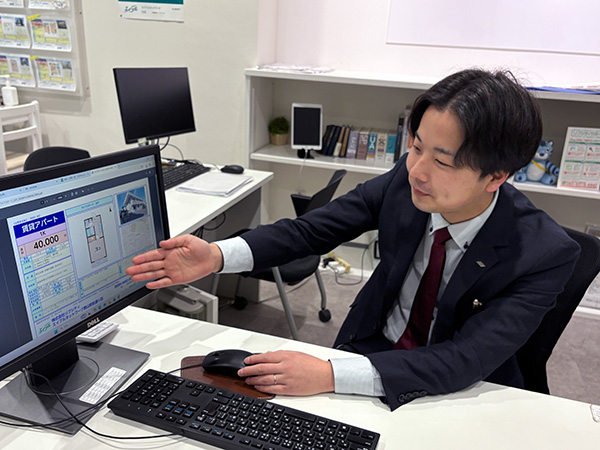 エイブルネットワーク郡山駅前通り店スタッフの接客